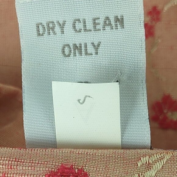 Maggie McNaughton Peach Pink Floral Flower Button Up Blazer, Jacket. Size 22W - Picture 10 of 10